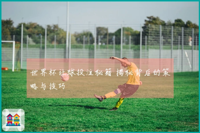 世界杯让球投注秘籍 揭秘背后的策略与技巧
