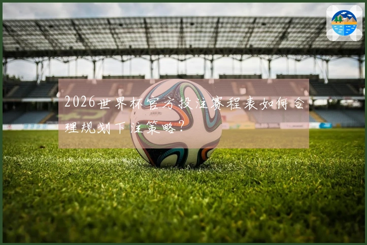 2026世界杯官方投注赛程表如何合理规划下注策略？